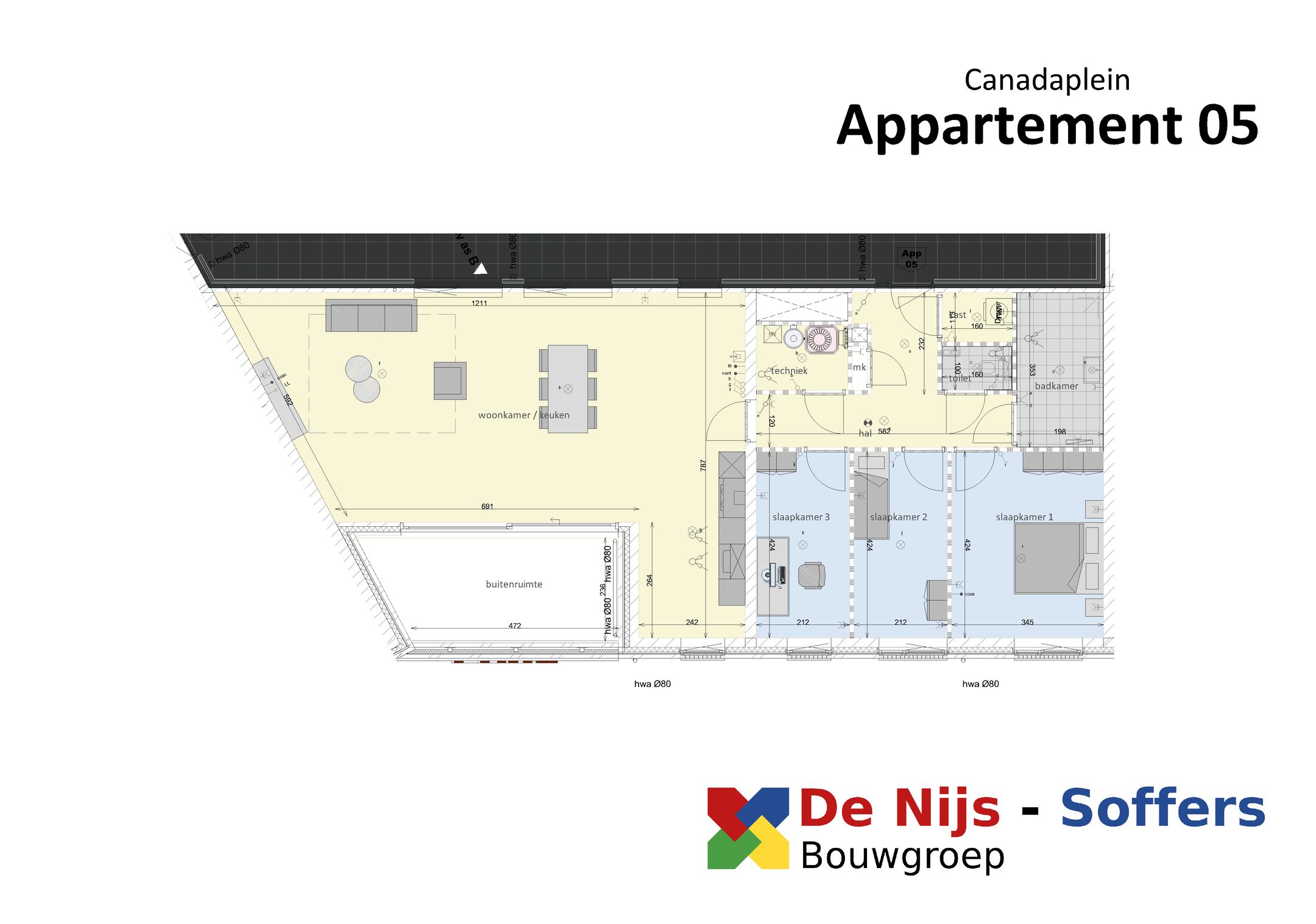 Foto 6 van 4-kamer appartement (Bouwnr. 5)