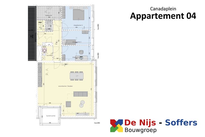 Bekijk foto 6 van 4-kamer appartement (Bouwnr. 4)