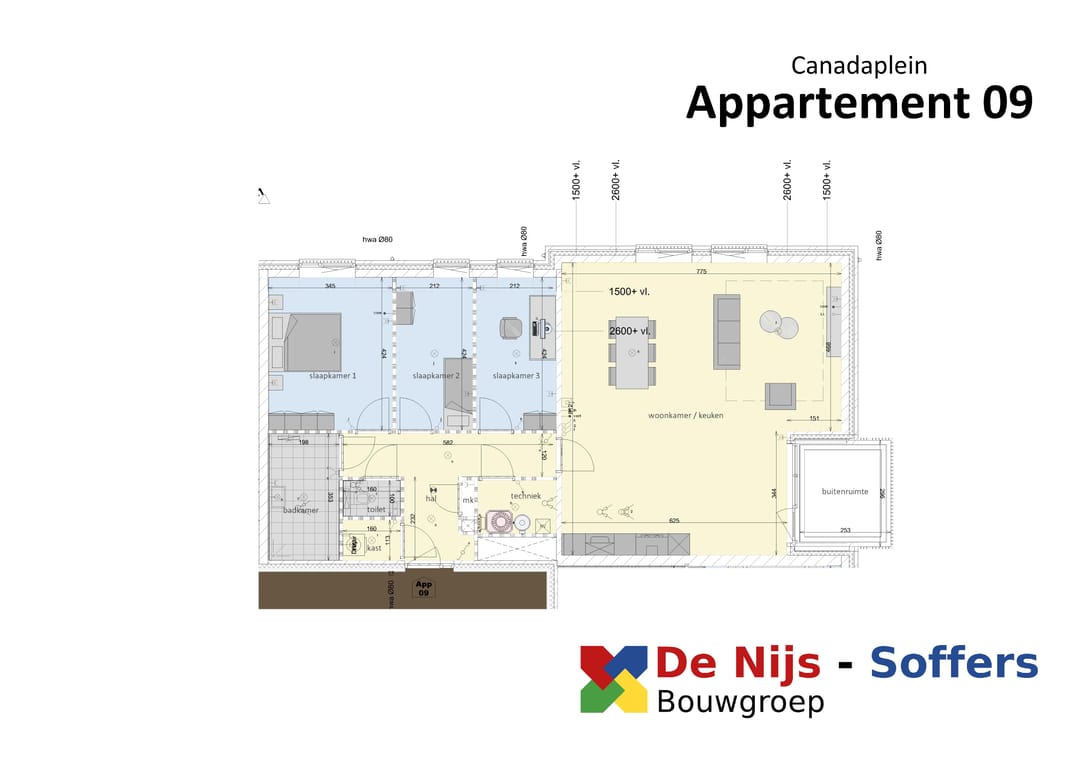 Photo 7 of 4-kamer appartement (Bouwnr. 9)