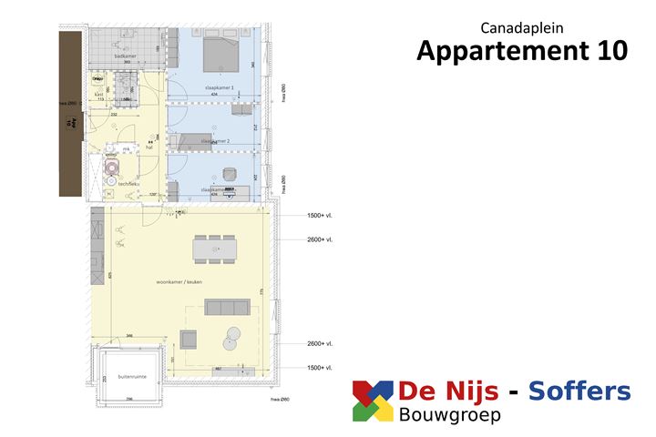 Bekijk foto 6 van 4-kamer appartement (Bouwnr. 10)