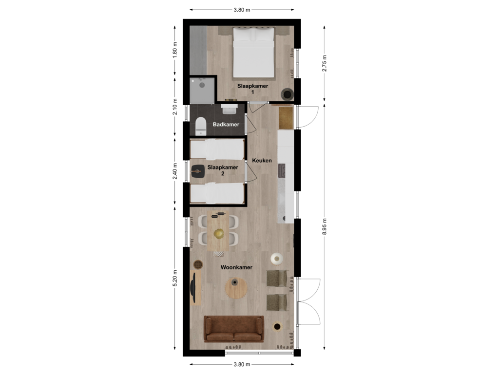 Bekijk plattegrond van First floor van Zaaiwaard 3-G3