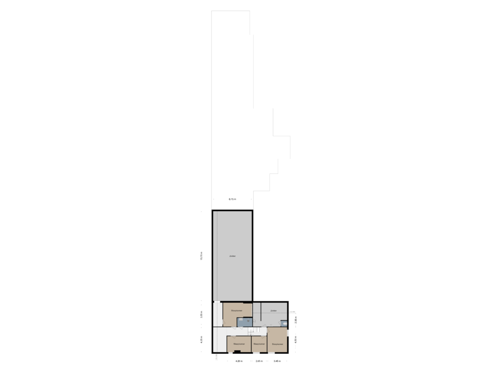 Bekijk plattegrond van Verdieping 1 van Moorveldsberg 91