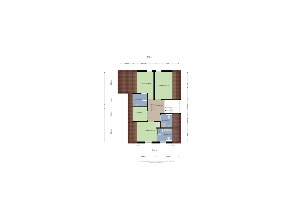 Bekijk plattegrond van Eerste Verdieping van Djerreblom 21