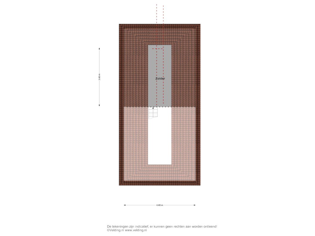 View floorplan of Woonlaag 2 of Hexelseweg 80-142