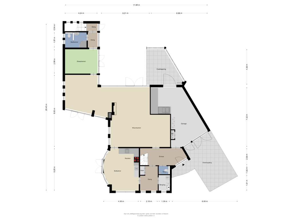 Bekijk plattegrond van Begane grond van Esrand 46