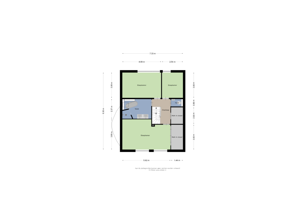 Bekijk plattegrond van Eerste verdieping van Esrand 46