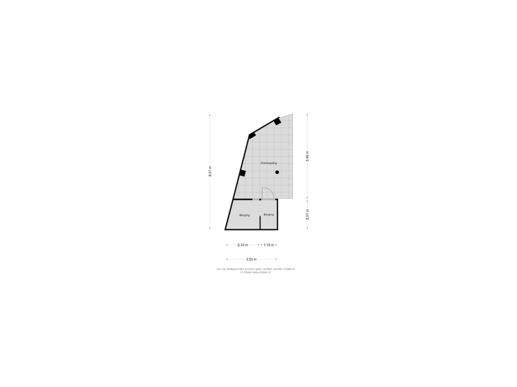 Bekijk plattegrond van Berging van Esrand 46