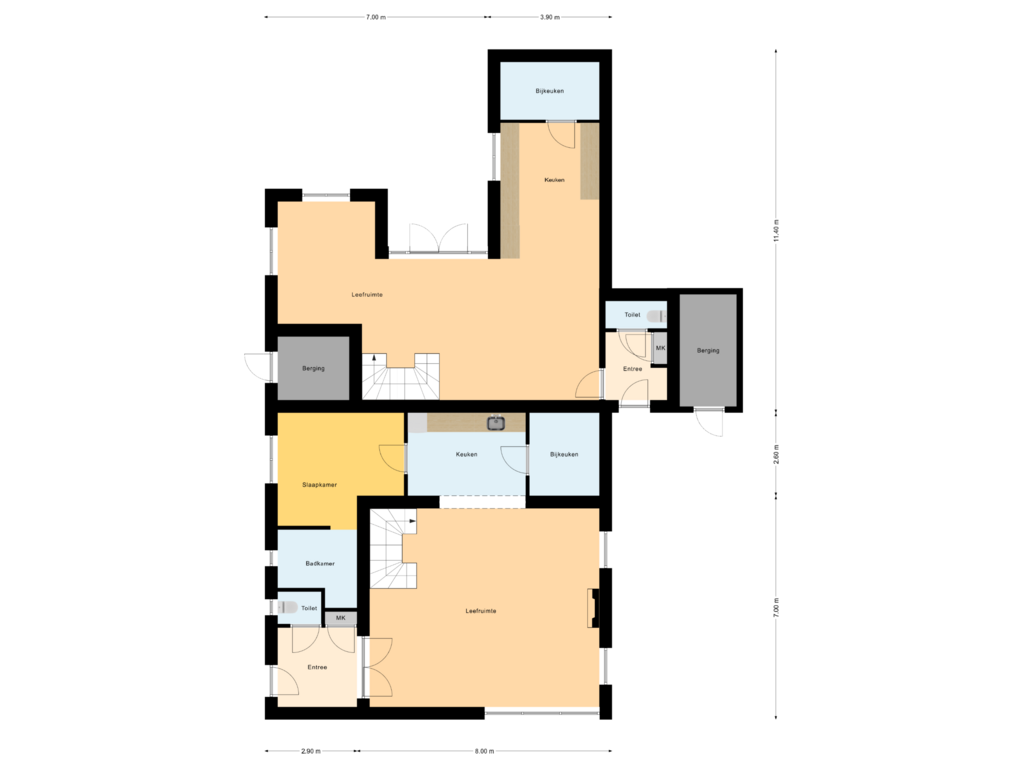 Bekijk plattegrond van Begane Grond van Jonkvrouw Geilstraat 6