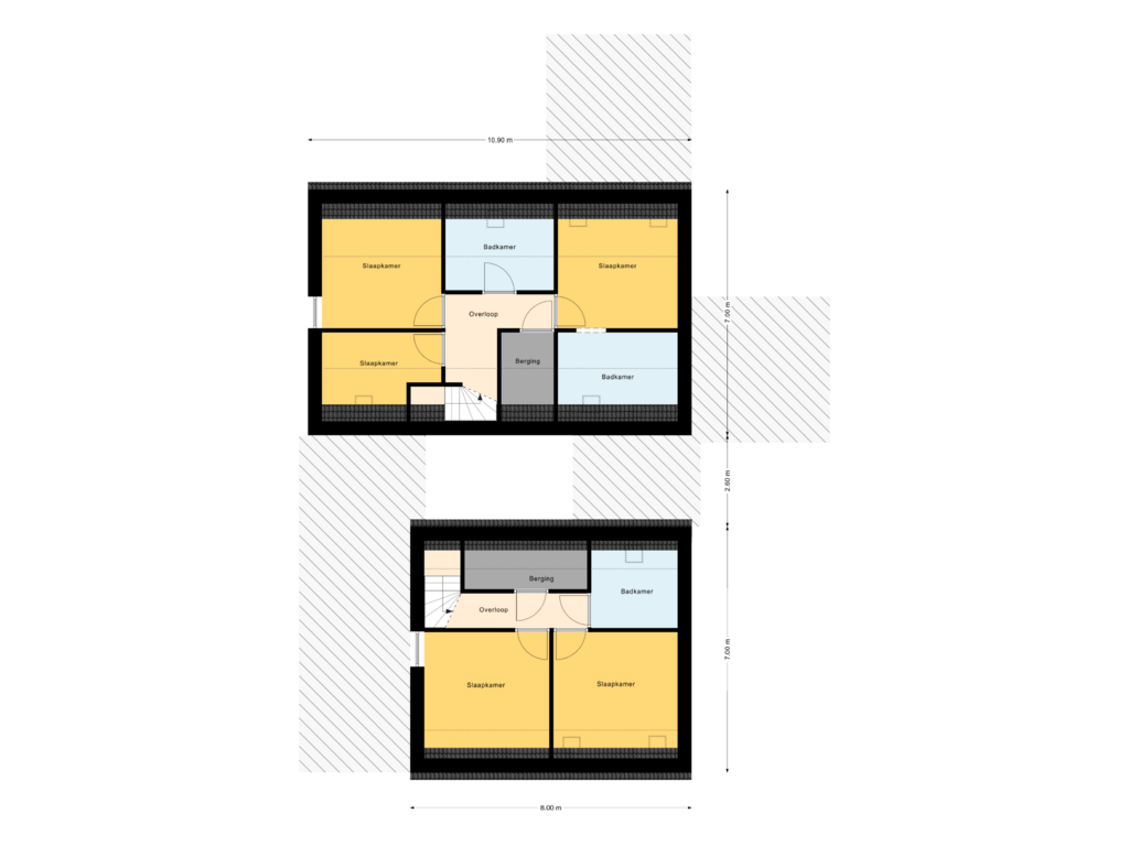 Bekijk plattegrond van 1e Verdieping van Jonkvrouw Geilstraat 6