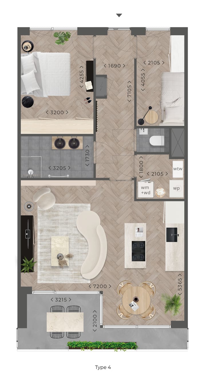 Foto 6 van Louis Porquinlaan (SCALA BNR. 40)