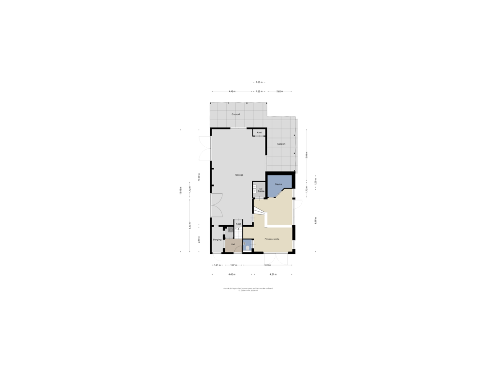 View floorplan of Bijgebouw of St.-Michielsgestelseweg 3