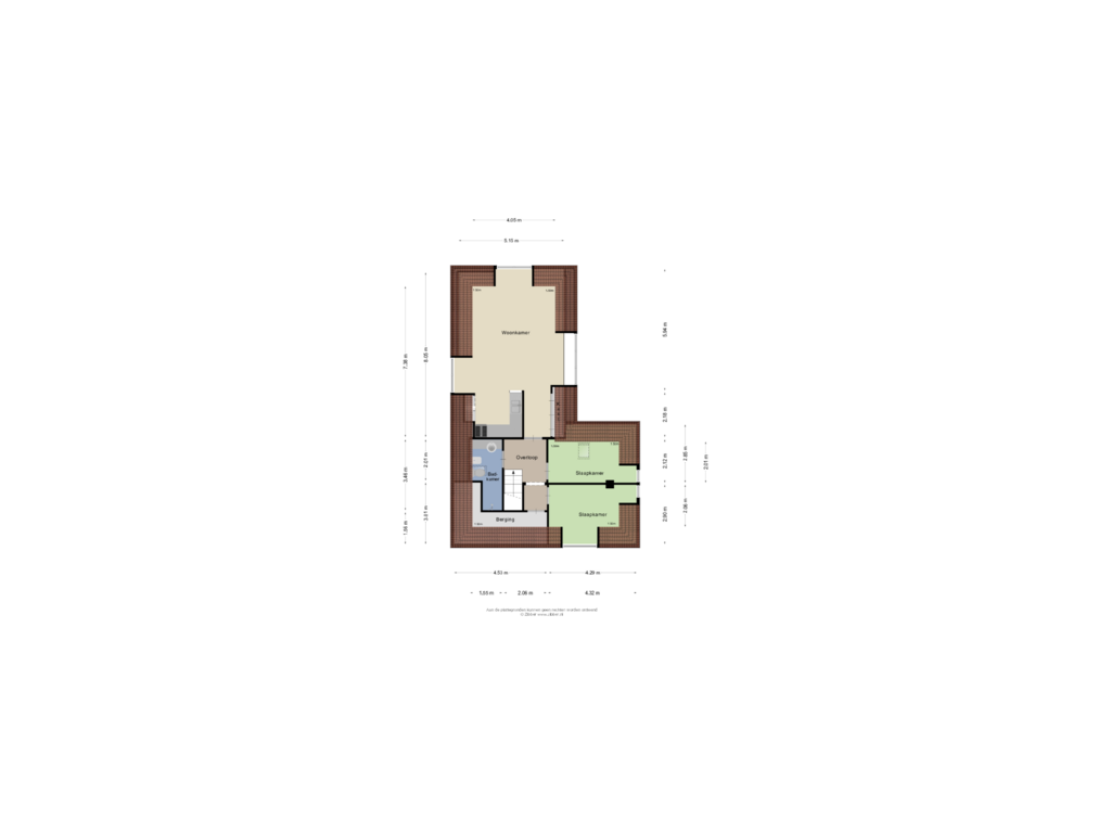 View floorplan of Zolder Bijgebouw of St.-Michielsgestelseweg 3