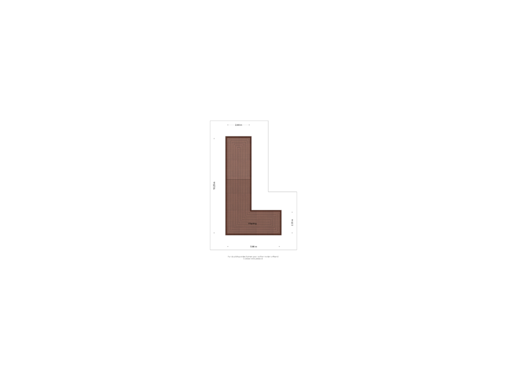 View floorplan of Vliering of St.-Michielsgestelseweg 3