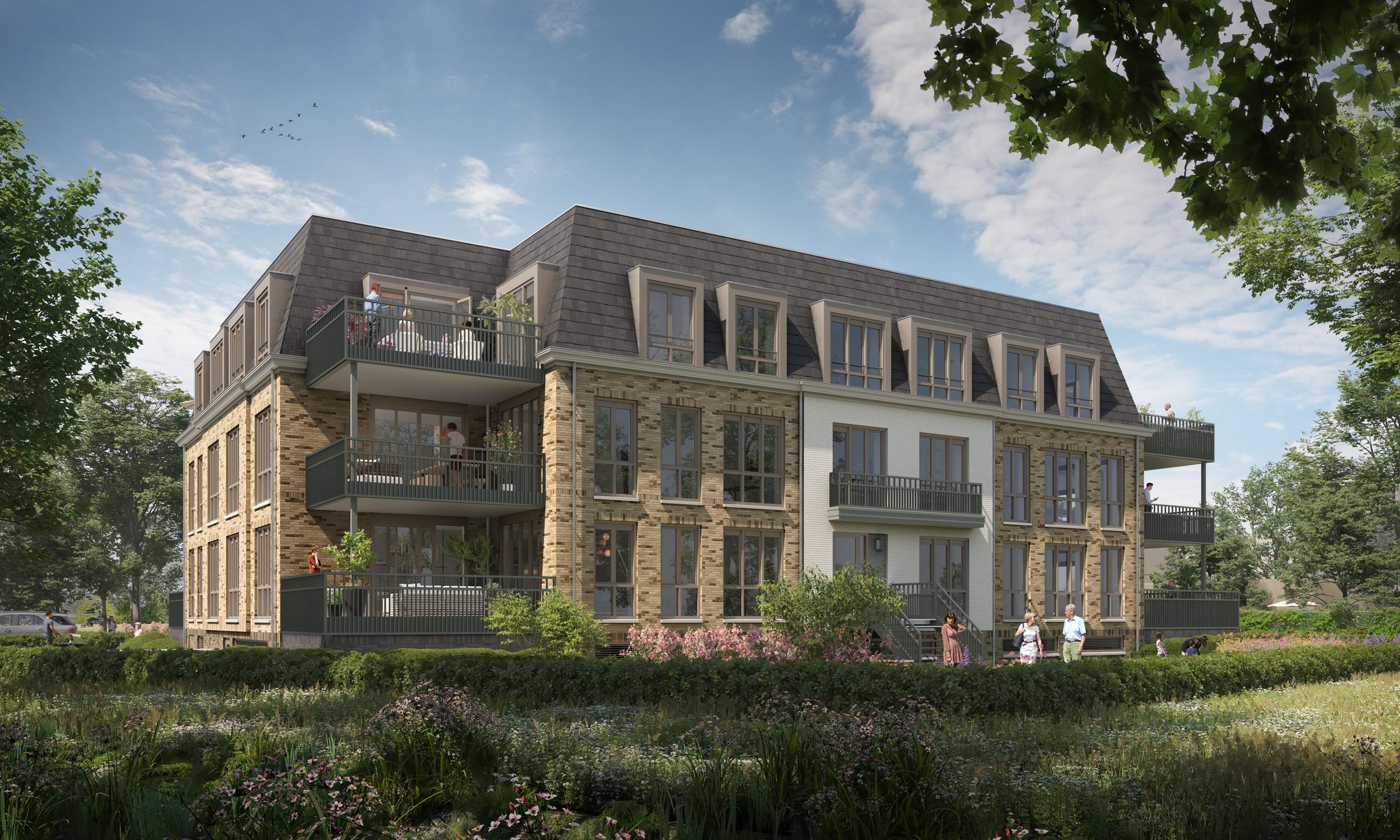 Appartementen Type A - voorzijde links (Bouwnr. 9)