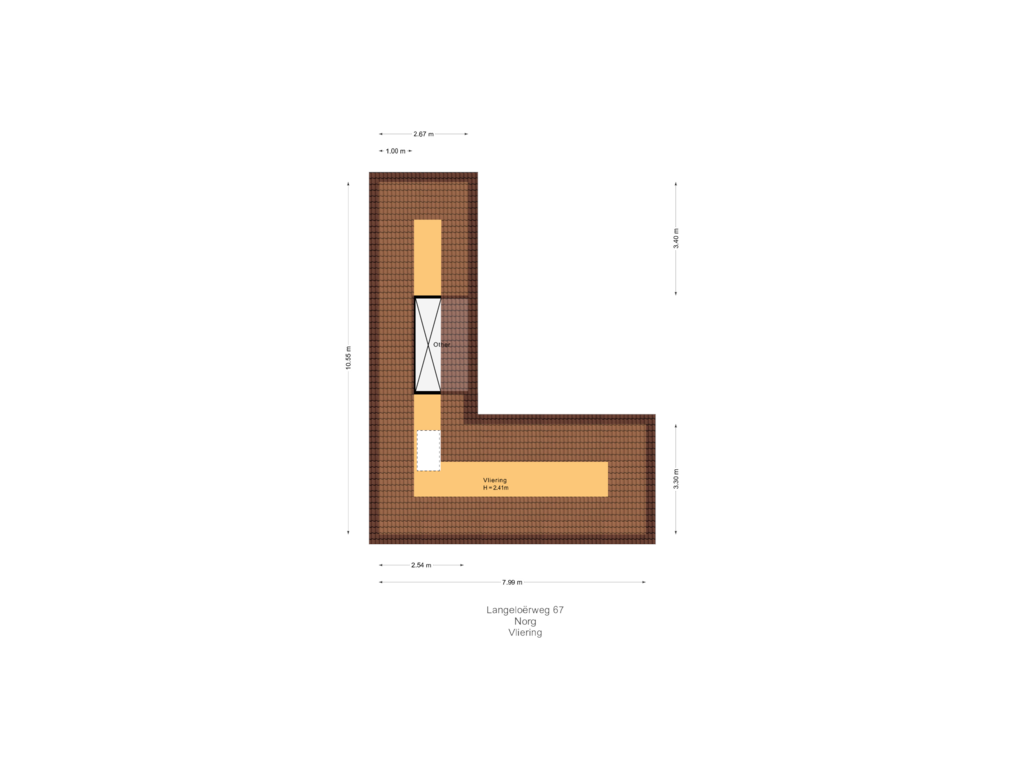 Bekijk plattegrond van Vliering van Langeloërweg 67