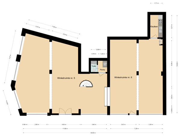 't Hooghuis 5-6, Geldermalsen - Begane grond