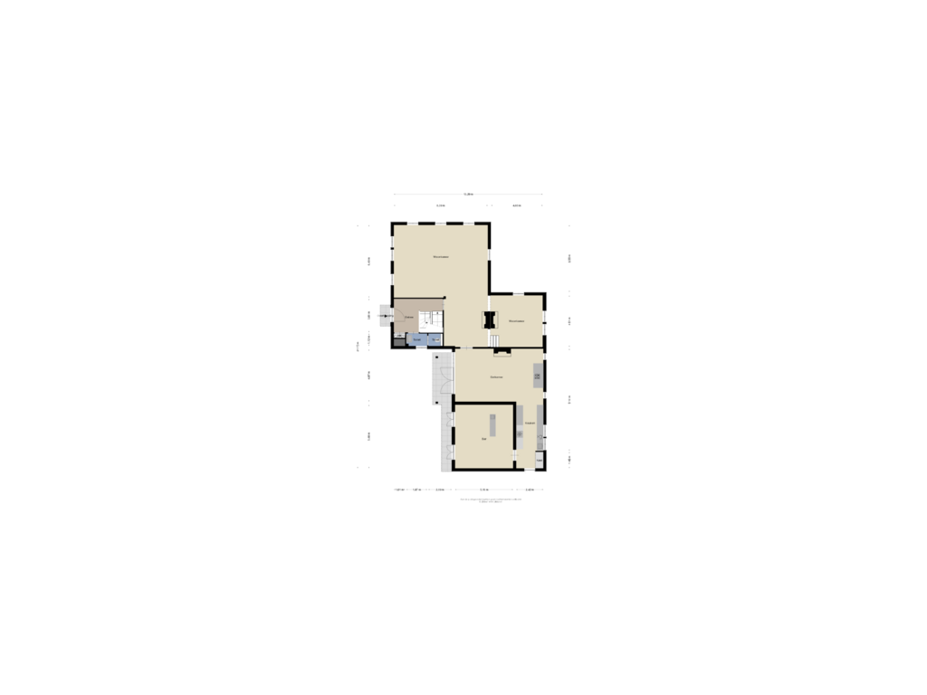 Bekijk plattegrond van Begane Grond van Driemarkweg 16