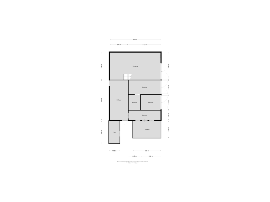 Bekijk plattegrond van Berging van Meekrapweg 2