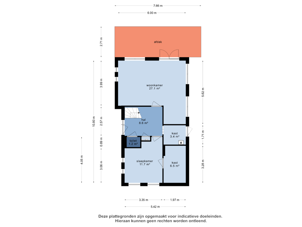 Bekijk plattegrond van Begane grond van Dwingelerweg 27--13