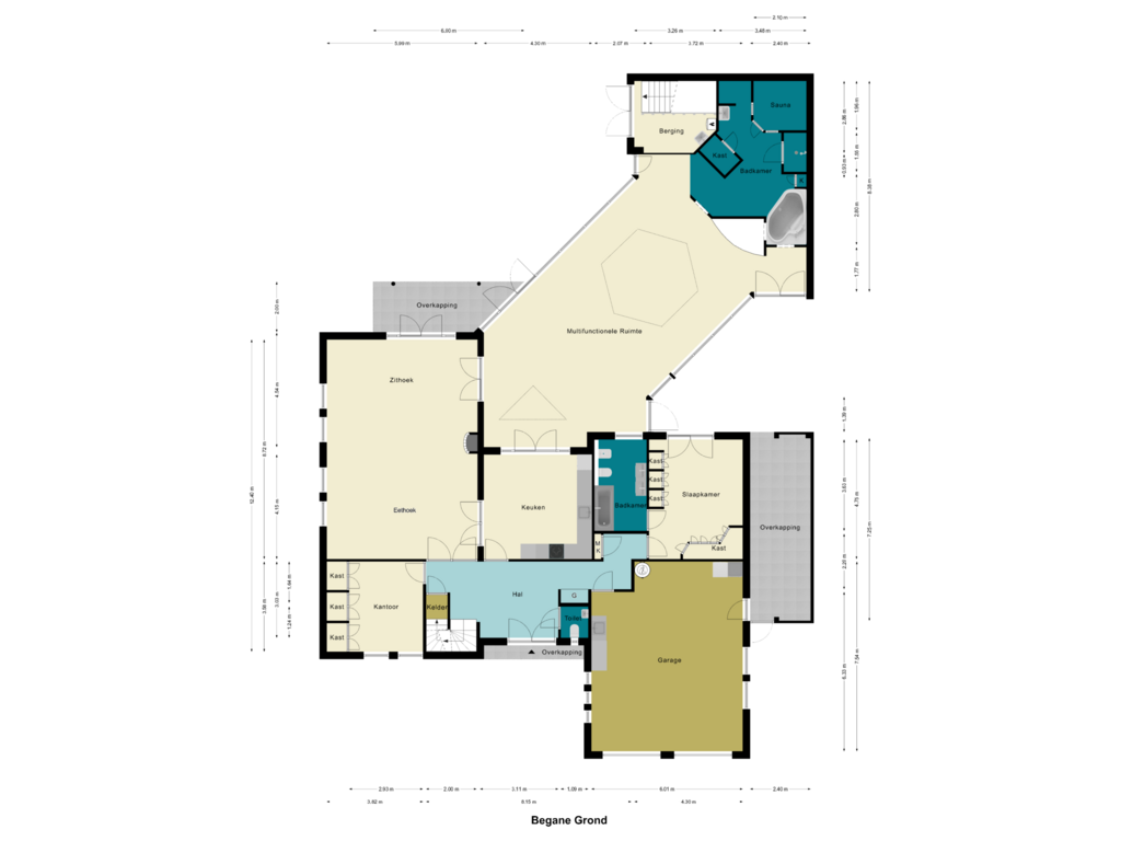 Bekijk plattegrond van Begane Grond van Barbarastraat 22