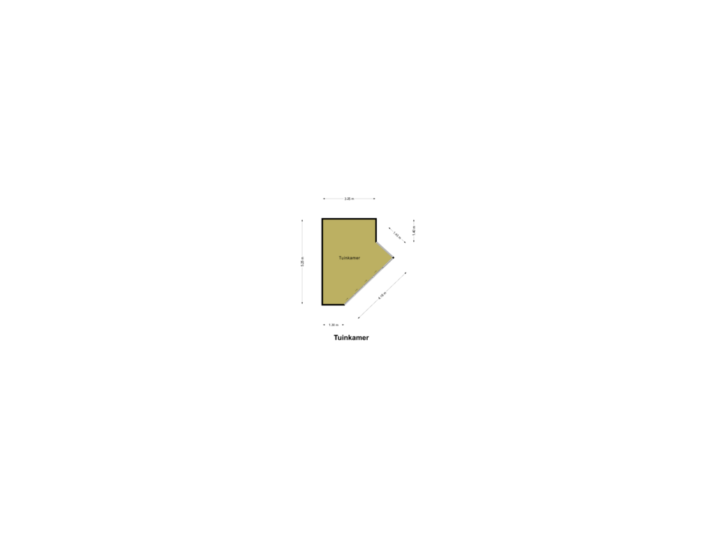 Bekijk plattegrond van Tuinkamer van Barbarastraat 22