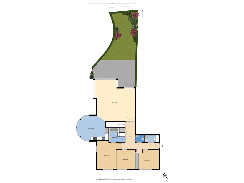 View floorplan of perceel of Max Euweweg 117