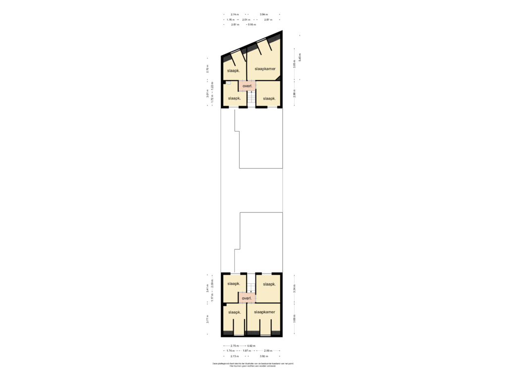 Bekijk plattegrond van 2e verdieping van Feurthstraat 7