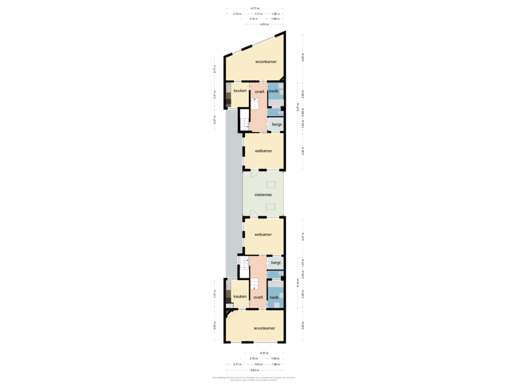 Bekijk plattegrond van 1e verdieping van Feurthstraat 7