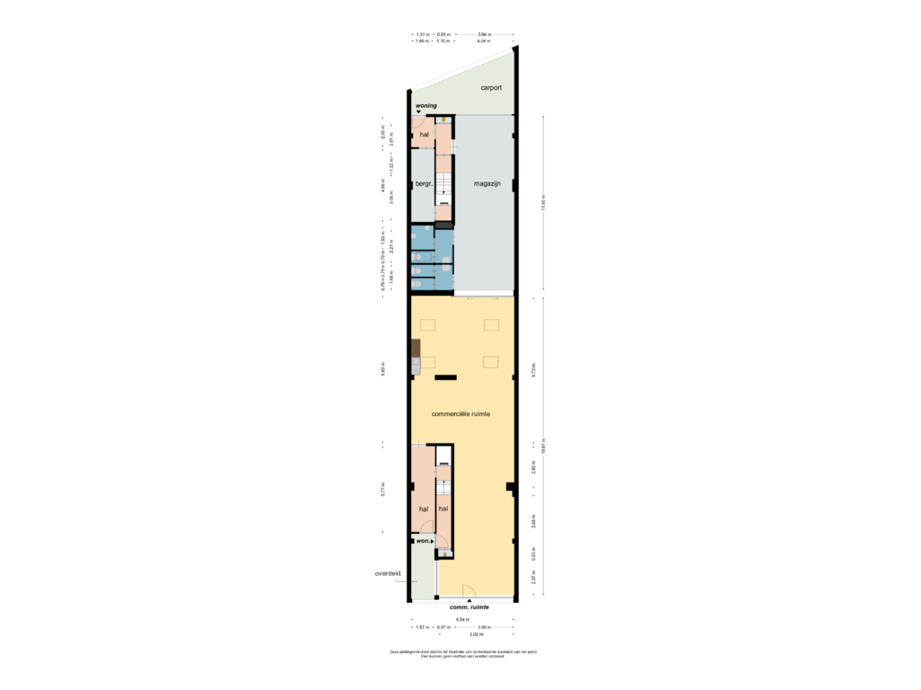 Bekijk plattegrond van begane grond van Feurthstraat 7