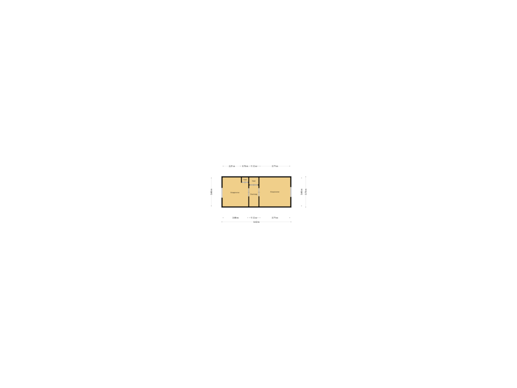 Bekijk plattegrond van Floor 1 van Molenstraat 48