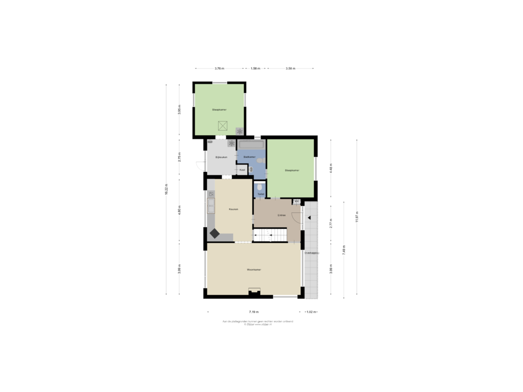 Bekijk plattegrond van Begane Grond van Roosendaalsebaan 5