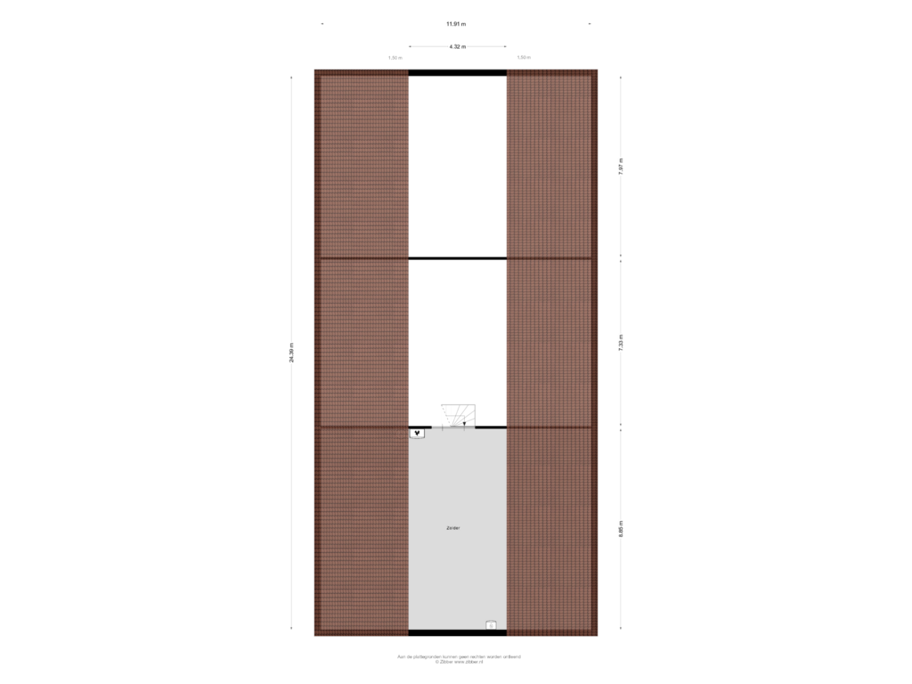 Bekijk plattegrond van Zolder van Roosendaalsebaan 5