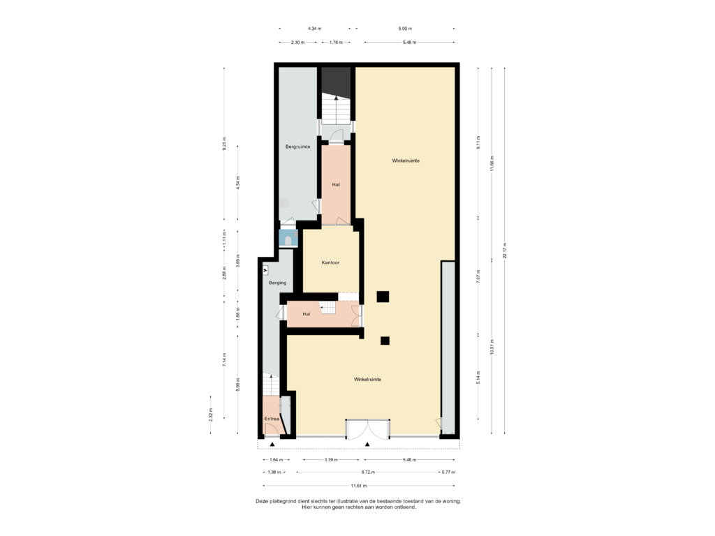 Bekijk plattegrond van Begane Grond van Kloosterstraat 21