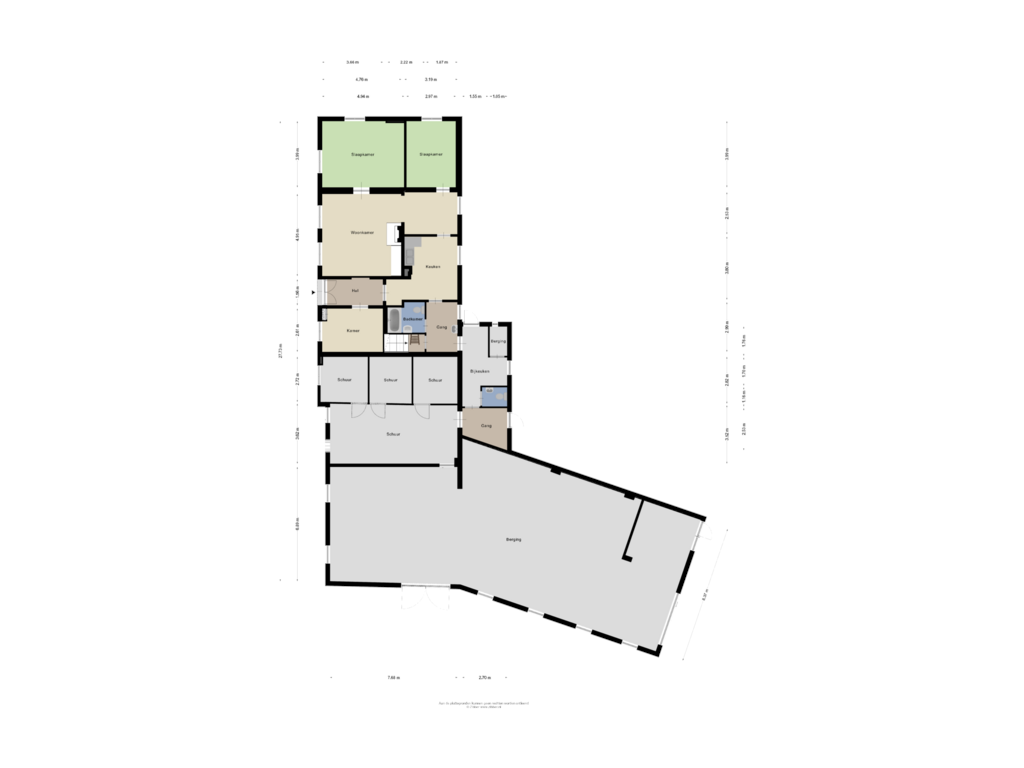 Bekijk plattegrond van BEGANE GROND van Mgr Aertsstraat 2