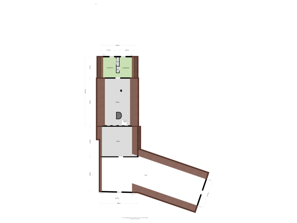 Bekijk plattegrond van EERSTE VERDIEPING van Mgr Aertsstraat 2