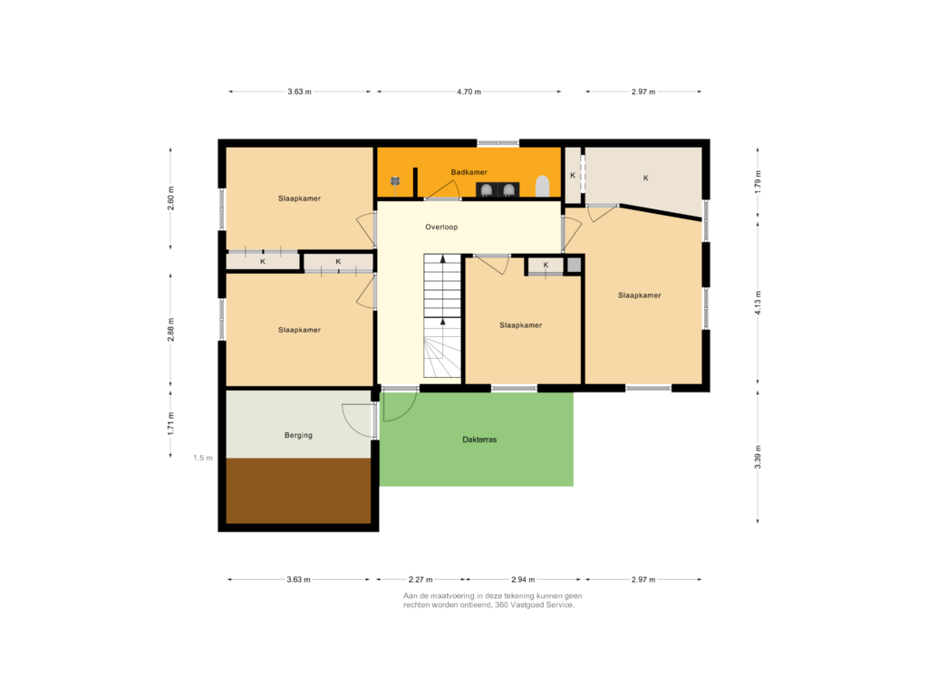 Bekijk plattegrond van 1e Verdieping van Sarinkdijk 6--6A