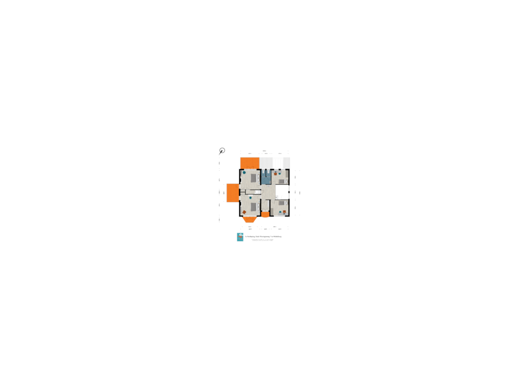 View floorplan of 1e Verdieping of Oude Vlissingseweg 1