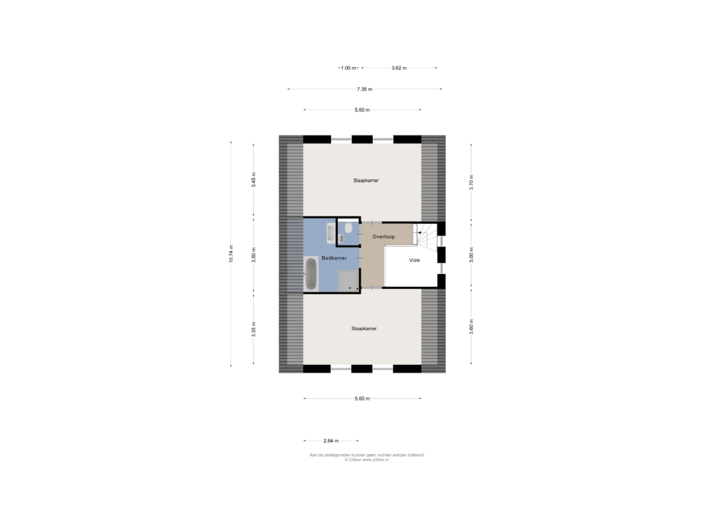 View floorplan of Eerste verdieping of Rijksstraatweg 78-13