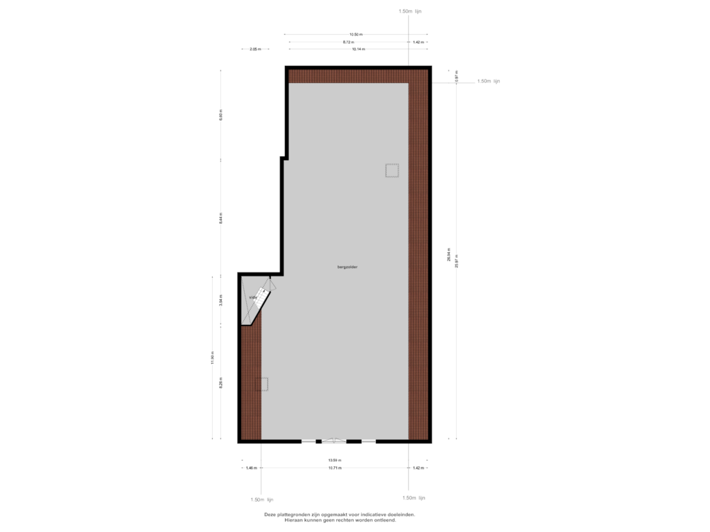 Bekijk plattegrond van 1e verdieping  1 van Herenweg 24