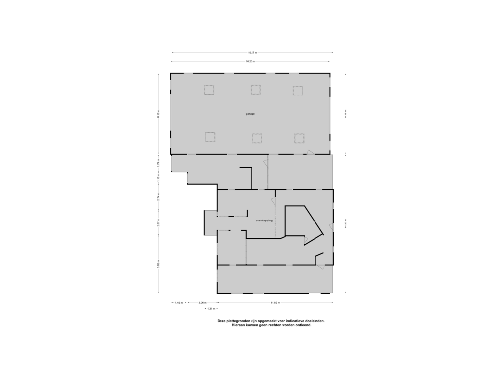 Bekijk plattegrond van Garage van Herenweg 24