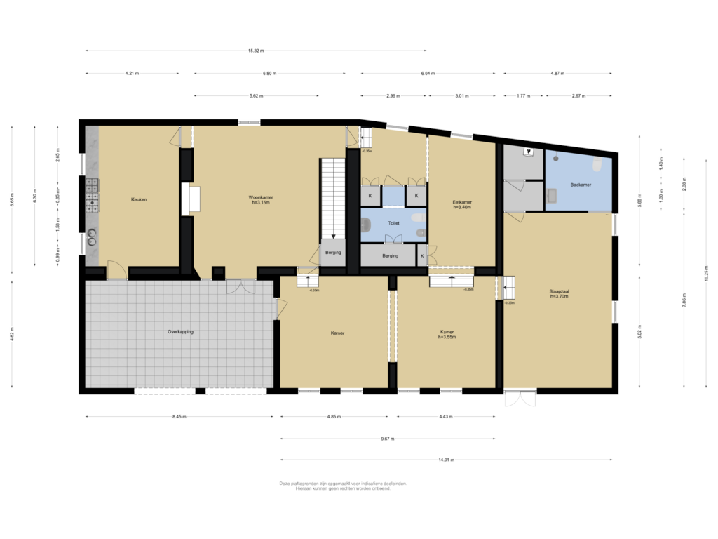 Bekijk plattegrond van Begane grond van Villa San Jacopo