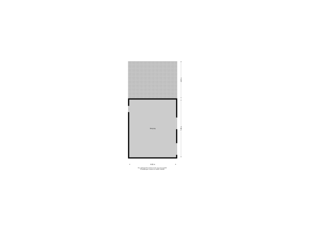 View floorplan of Berging-5 of Veenstraat 16