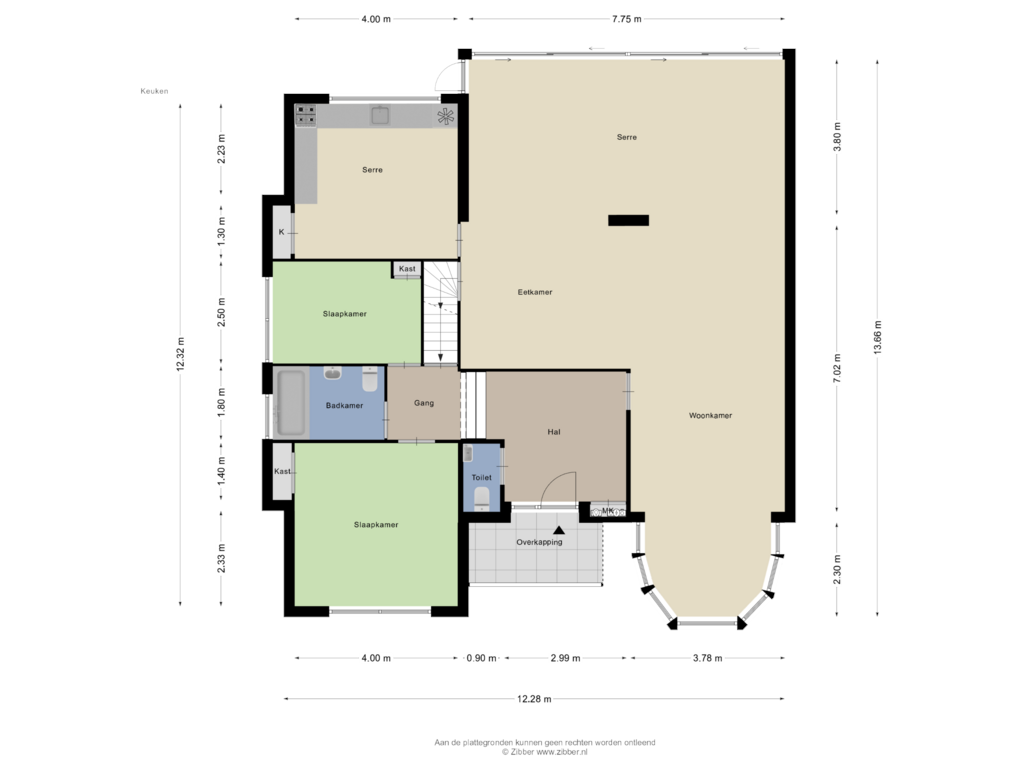 Bekijk plattegrond van Begane Grond van Rossinistraat 14