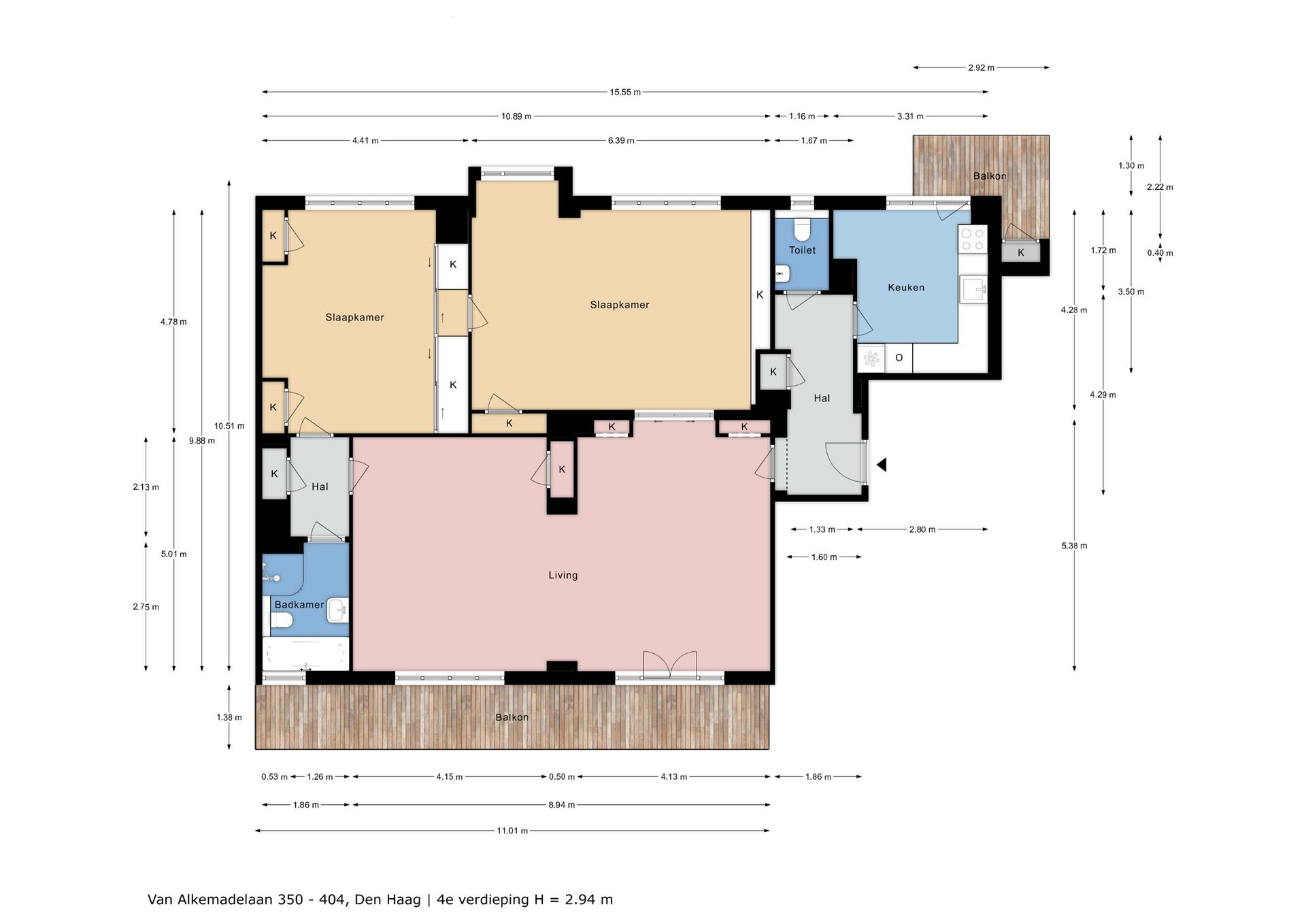 Foto 21 van Van Alkemadelaan 350-404