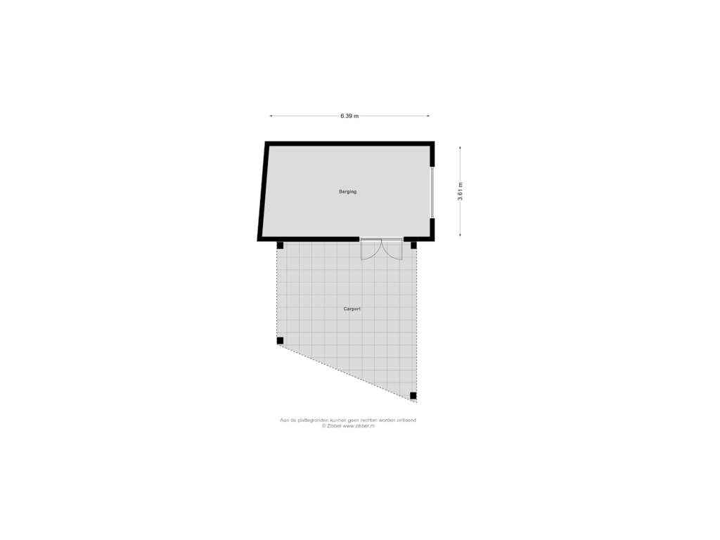 View floorplan of Berging of Bosweg 26