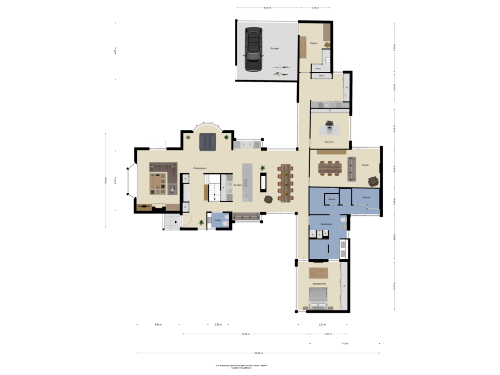 Bekijk plattegrond van Begane grond van Frans den Hollanderlaan 2