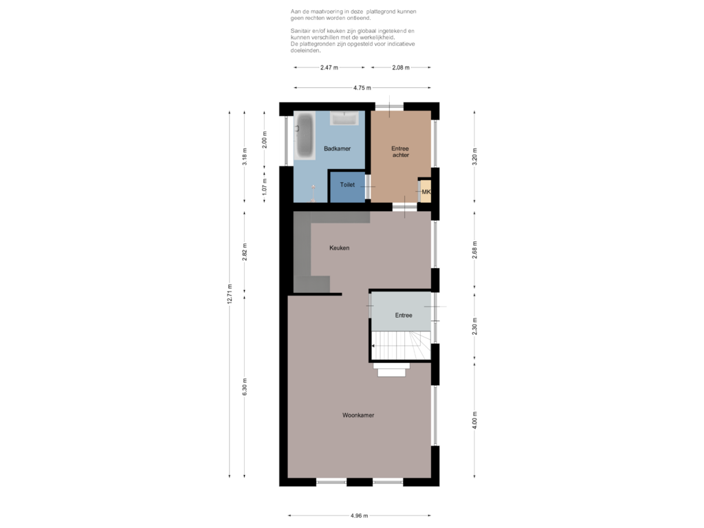 Bekijk plattegrond van Begane grond van Molenblok 28