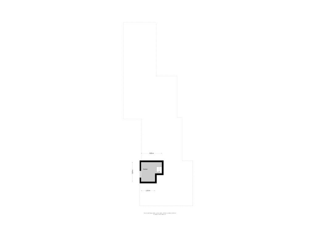 View floorplan of Kelder of Hoofdstraat 47