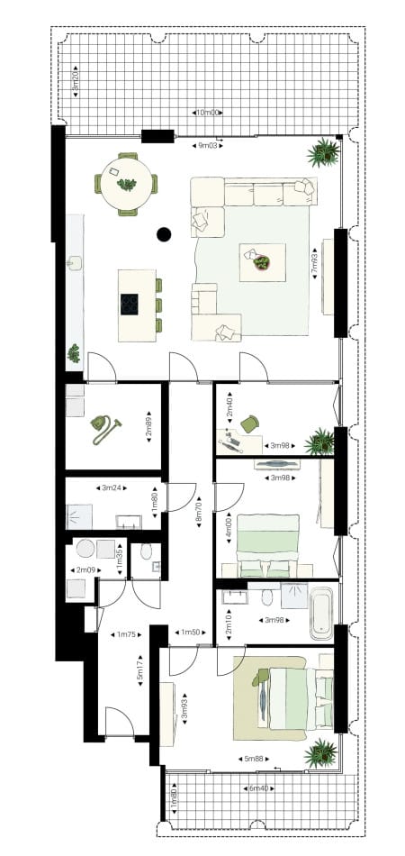 Foto 4 van Parkstraat 3-A3