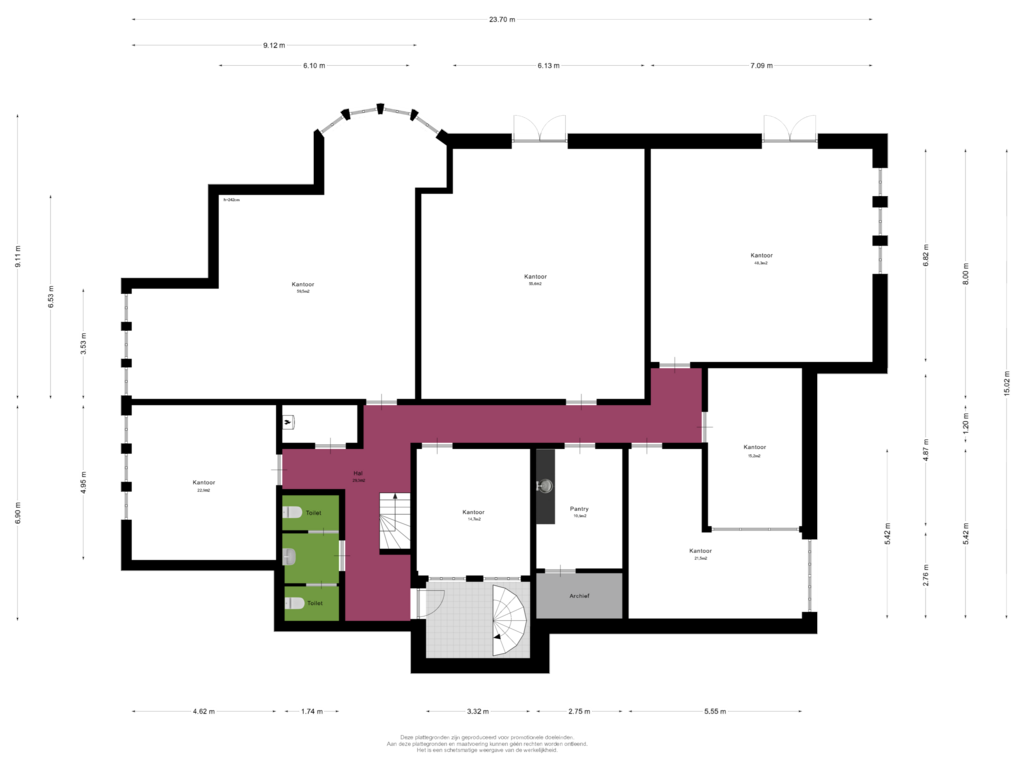 Bekijk plattegrond van Souterrain van De Vang 5